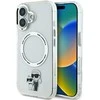 Karl Lagerfeld IML Karl and Choupette MagSafe Apple iPhone 16 dėklas telefonui skaidrus