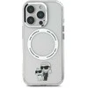 Karl Lagerfeld IML Karl and Choupette MagSafe dėklas skirtas iPhone 16 Pro skaidrus