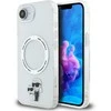 Karl Lagerfeld IML Karl and Choupette MagSafe dėklas skirtas Apple iPhone 16e skaidrus