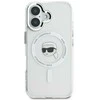 Karl Lagerfeld IML Metal Karl Head MagSafe Apple iPhone 16 - dėklas telefonui baltos spalvos