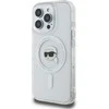 Apple iPhone 16 Pro Karl Lagerfeld IML Metal Karl Head MagSafe (KLHMP16LHLSKIH) dėklas telefonui baltos spalvos