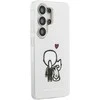 Karl Lagerfeld IML K&CH Back Logo Magnetic dėklas skirtas Apple iPhone Samsung Galaxy S26 Ultra skaidrus