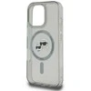 Dėklas Karl Lagerfeld KLHMP16LHLSKCK Apple iPhone 16 Pro 6.3" juodos spalvos hardcase IML Metal Karl&amp;Choupette Head