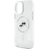 Karl Lagerfeld IML K&CH Heads Metal Frame MagSafe Case for iPhone 12/12 Pro dėklas telefonui skaidrus