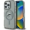 Karl Lagerfeld IML K&amp;CH Heads Metal Frame MagSafe Apple iPhone 16 Pro Max dėklas telefonui juodos spalvos