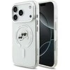Karl Lagerfeld IML K&CH Heads Metal Frame MagSafe dėklas skirtas Apple iPhone 17 Pro skaidrus