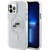 Karl Lagerfeld IML K&CH Heads Metal Frame MagSafe Case for iPhone 12/12 Pro dėklas telefonui skaidrus