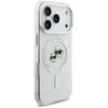 Karl Lagerfeld IML K&CH Heads Metal Frame MagSafe dėklas skirtas iPhone 17 Pro skaidrus