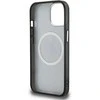 Karl Lagerfeld IML K&CH Heads Repeated Logo MagSafe dėklas Apple iPhone 15 juodos spalvos