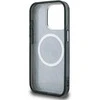 Karl Lagerfeld IML K&CH Heads Repeated Logo MagSafe dėklas Apple iPhone 15 Pro Max juodos spalvos