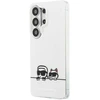 Karl Lagerfeld IML K&CH Peekaboo Logo Magnetic dėklas skirtas Apple iPhone Samsung Galaxy S26 Ultra baltos spalvos