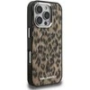 Karl Lagerfeld IML Leopard MagSafe dėklas Apple iPhone 16 Pro rudos spalvos