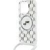 Apple iPhone 15 Pro Karl Lagerfeld dėklas Silicone Choupette Head MagSafe (KLHMP15LHCKCKLCT) skaidrus