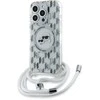 Apple iPhone 15 Pro Karl Lagerfeld dėklas Silicone Choupette Head MagSafe (KLHMP15LHCKCKLCT) skaidrus