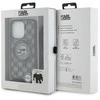 Apple iPhone 15 Pro Max Karl Lagerfeld Hardcase IML Crossbody Monogram Karl & Choupette Head MagSafe (KLHMP15XHCKCKLCK) dėklas telefonui juodos spalvos