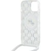 Apple iPhone 13 / 14 / 15 Karl Lagerfeld dėklas Liquid Glitter Karl Head MagSafe (KLHMP15SHCKCKLCT) skaidrus