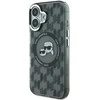 Karl Lagerfeld IML Monogram Karl &amp; Choupette Head MagSafe Apple iPhone 16 - dėklas telefonui juodos spalvos