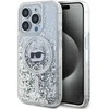 Karl Lagerfeld KLHMP15XLGCHSGH Apple iPhone15 Pro Max 6.7″ kietas dėklas skaidrus Liquid Glitter Choupette H