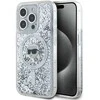 Karl Lagerfeld KLHMP15XLGKISGH Apple iPhone15 Pro Max 6.7″ kietas dėklas skaidrus Liquid Glitter Karl Head M