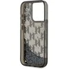 Karl Lagerfeld Liquid Glitter Monogram Gradient dėklas telefonui iPhone 15 Pro Max juodos spalvos