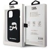 Apple iPhone 15 Pro Max Karl Lagerfeld dėklas Silicone Karl & Choupette Magsafe (KLHMP15XSKCHPPLK) juodos spalvos