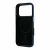 Karl Lagerfeld PU Grained Semi Wrap K&CH Heads Magsafe dėklas skirtas iPhone 18 Pro Mėlyna