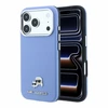 Karl Lagerfeld PU Grained Semi Wrap K&CH Heads Magsafe dėklas skirtas iPhone 18 Pro Mėlyna