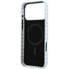 Karl Lagerfeld PU Houndstooth Resin Plate MagSafe dėklas skirtas Apple iPhone 17 Pro Max Mėlyna