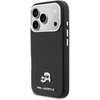 „Karl Lagerfeld Karl & Choupette Head Pins Saffiano MagSafe“ dėklas, skirtas „iPhone 17 Pro“ – Juodas