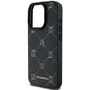 Karl Lagerfeld PU Karl Heads Pattern MagSafe dėklas telefonui Apple iPhone 15 Pro juodos spalvos