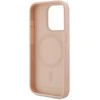 Karl Lagerfeld KLHMP15LPKHPORPP Apple iPhone 15 Pro 6.1″ kietas dėklas rožinės spalvos Leather Monogram Metal Logo
