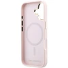 Karl Lagerfeld PU Perforated Gold Dots MagSafe dėklas skirtas Apple iPhone 17 rožinės spalvos