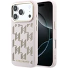 Karl Lagerfeld PU Perforated Monogram MagSafe dėklas skirtas Apple iPhone 17 Pro Max rožinės spalvos