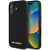 Karl Lagerfeld PU Quilted Pattern Apple iPhone 16 dėklas telefonui juodos spalvos