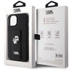 Dėklas Karl Lagerfeld KLHCP15SGSAKCPK IPHONE 15/14/13 6.1 "Juodas / Juodas HARDCASE GRIPSTAND SAFFIANO KARL & CHUPETTE PINS