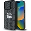 Lacoste Blend Monogram MagSafe dėklas skirtas Apple iPhone 16 Pro juodos spalvos