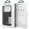 Lacoste Iconic Petit Pique Camera Stand MagSafe dėklas skirtas Apple iPhone 17 Pro juodos spalvos
