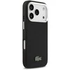 Lacoste Iconic Petit Pique Camera Stand MagSafe dėklas skirtas Apple iPhone 17 Pro juodos spalvos