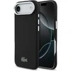 Lacoste Iconic Petit Pique Metal Logo MagSafe dėklas skirtas Apple iPhone Air Juodas