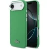 Lacoste Iconic Petit Pique Metal Logo MagSafe dėklas skirtas iPhone Air Žalias