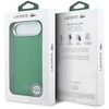 Lacoste Iconic Petit Pique Metal Logo MagSafe dėklas skirtas iPhone Air Žalias