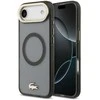 Lacoste PC/TPU Frosted Finish Gold Logo MagSafe dėklas skirtas Apple iPhone Air juodos spalvos