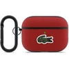 Lacoste Petit Pique Croc Logo Patch dėklas skirtas AirPods Pro 3 raudonos spalvos