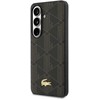 Lacoste PVC Blend Monogram Gold Logo Magnetic dėklas skirtas Samsung Galaxy S26 rudos spalvos