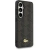Lacoste PVC Blend Monogram Gold Logo Magnetic dėklas skirtas Samsung Galaxy S26+ rudos spalvos