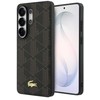 Lacoste PVC Blend Monogram Gold Logo Magnetic dėklas skirtas Samsung Galaxy S26 Ultra rudos spalvos