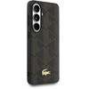 Lacoste PVC Blend Monogram Gold Logo Magnetic dėklas skirtas Samsung Galaxy S26 rudos spalvos