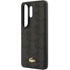 Lacoste PVC Blend Monogram Gold Logo Magnetic dėklas skirtas Samsung Galaxy S26 Ultra rudos spalvos
