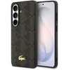 Lacoste PVC Blend Monogram Gold Logo Magnetic dėklas skirtas Samsung Galaxy S26 rudos spalvos