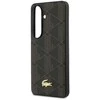 Lacoste PVC Blend Monogram Gold Logo Magnetic dėklas skirtas Samsung Galaxy S26+ rudos spalvos